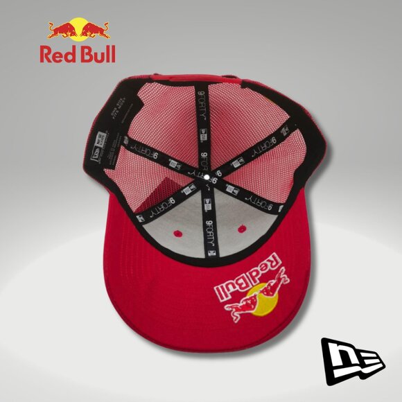 Hat Snapback New Era Red Mesh 9FORTY Box & Sticker - Athlete Only - Picture 3 of 5